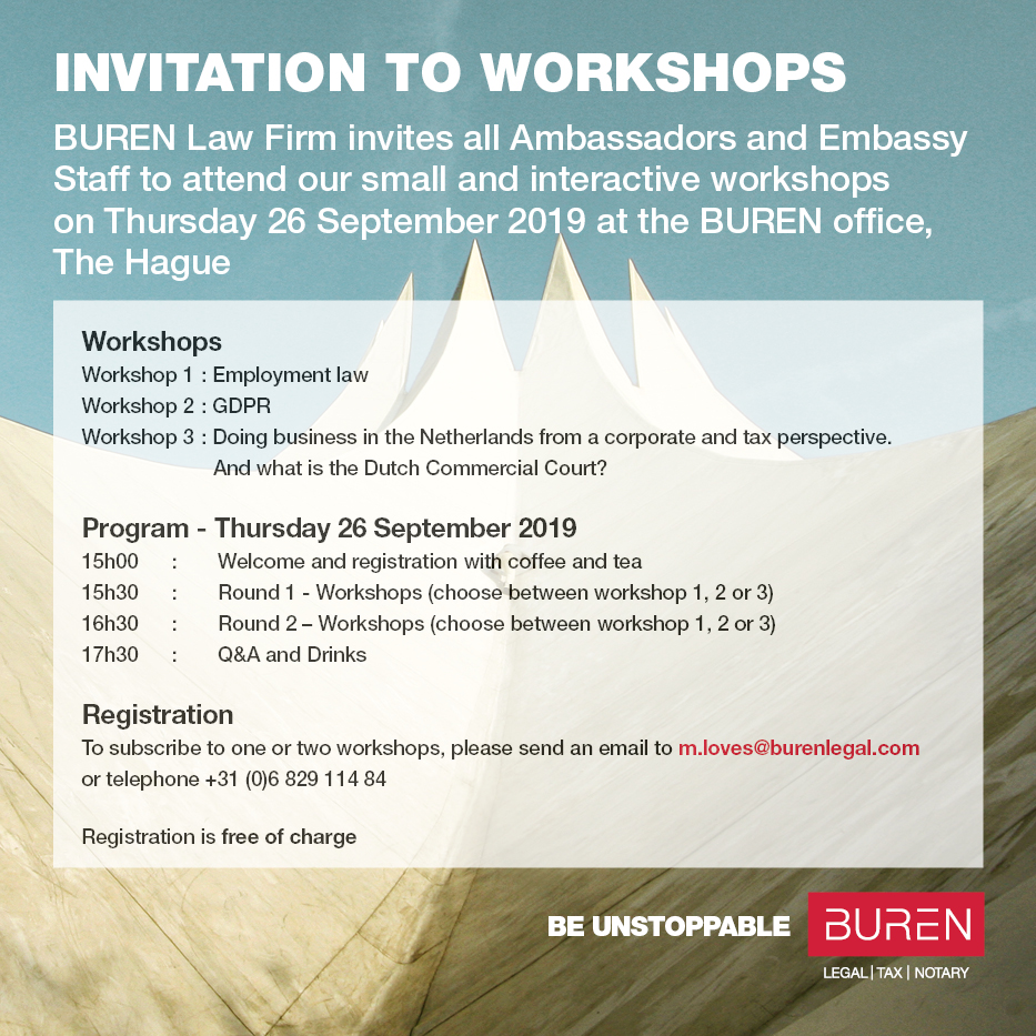 Banner Workshops Voor Diplomat Magazine 2019 Diplomat Magazine